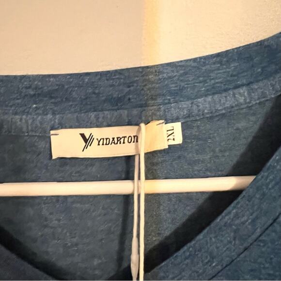 NWT Yidarton Color Block Front Knot Top Plus Size 2X - Picture 5 of 7